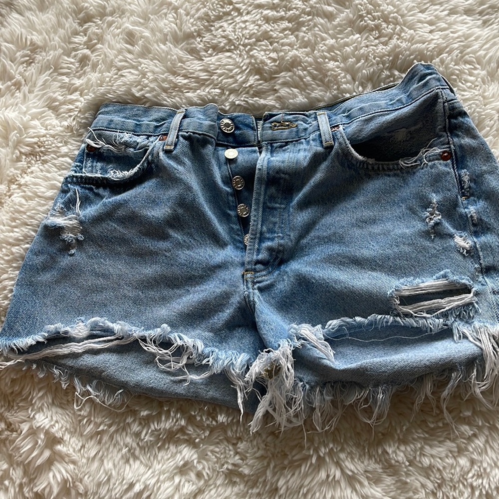 Agolde Parker Shorts Size 27 in Swapmeet Color